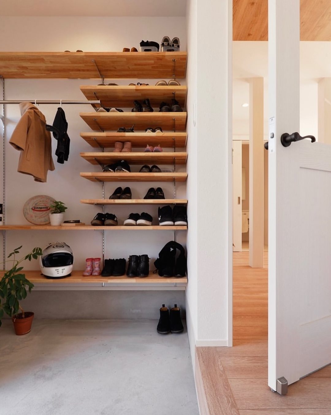 门厅柜鞋柜衣帽柜收纳 (玄关鞋柜还能这样设计收纳性极强)