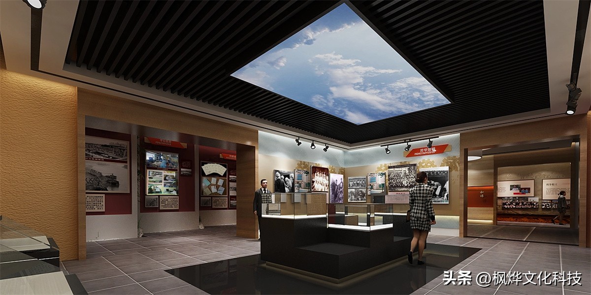 校史馆效果图展示,学生风采之校史馆设计