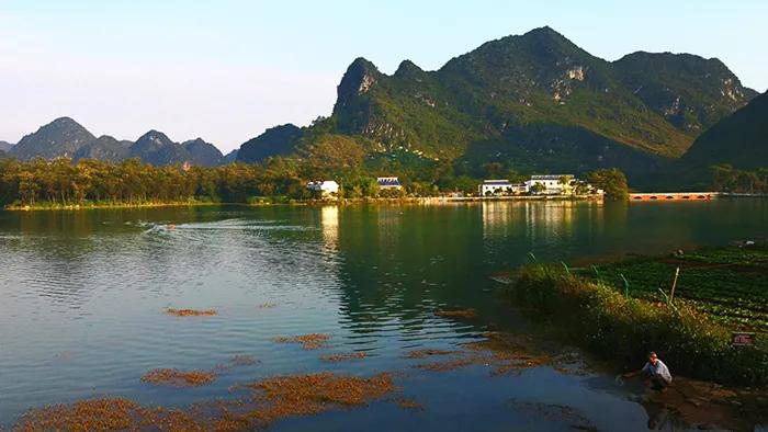广西德天瀑布回广州沿途景区,德天跨国大瀑布风景区和古龙山