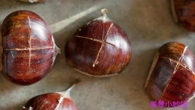 板栗剥了壳怎么才好吃,板栗太硬怎么切一个开口