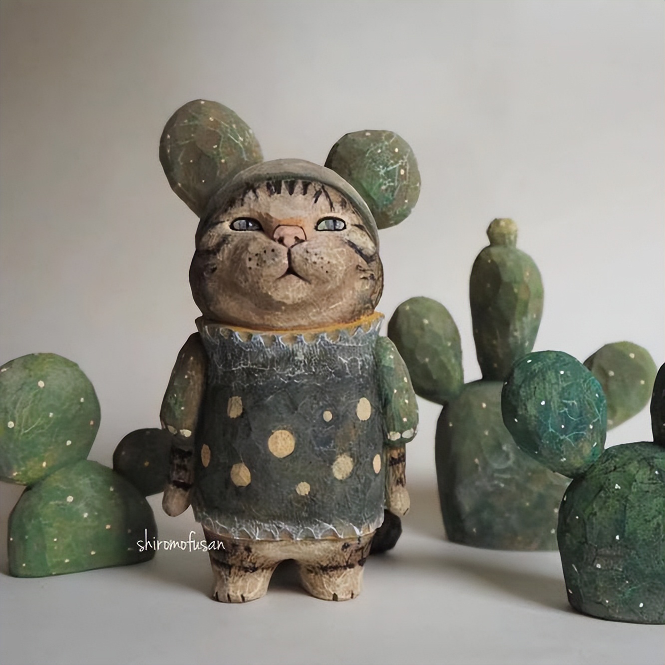 日本艺术家木雕猫,日本木雕猫艺术家