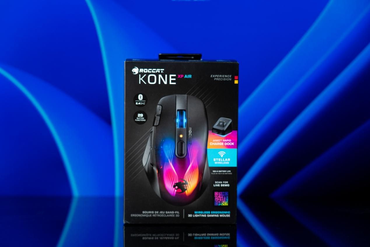 专业操控也可以很RGB冰豹KoneXPAir无线游戏鼠标体验