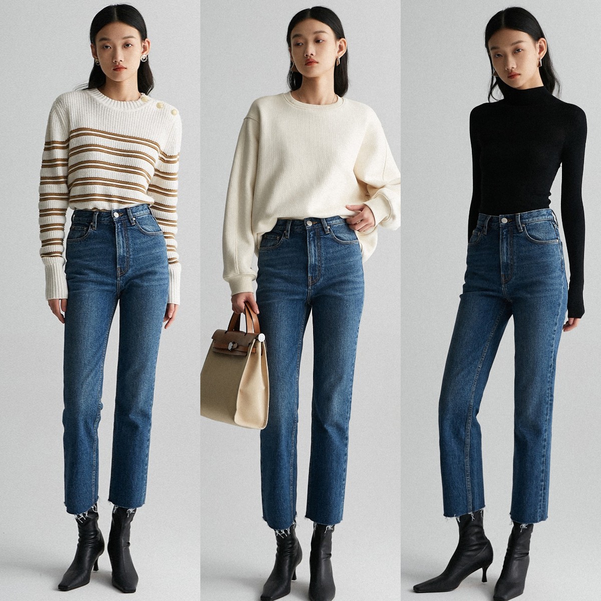 小个子显高百搭裤子分享,小个子穿什么裤子显个子高腿长