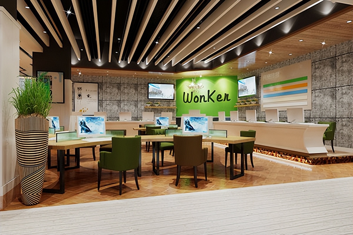 科技网咖设计案例,网咖创意设计