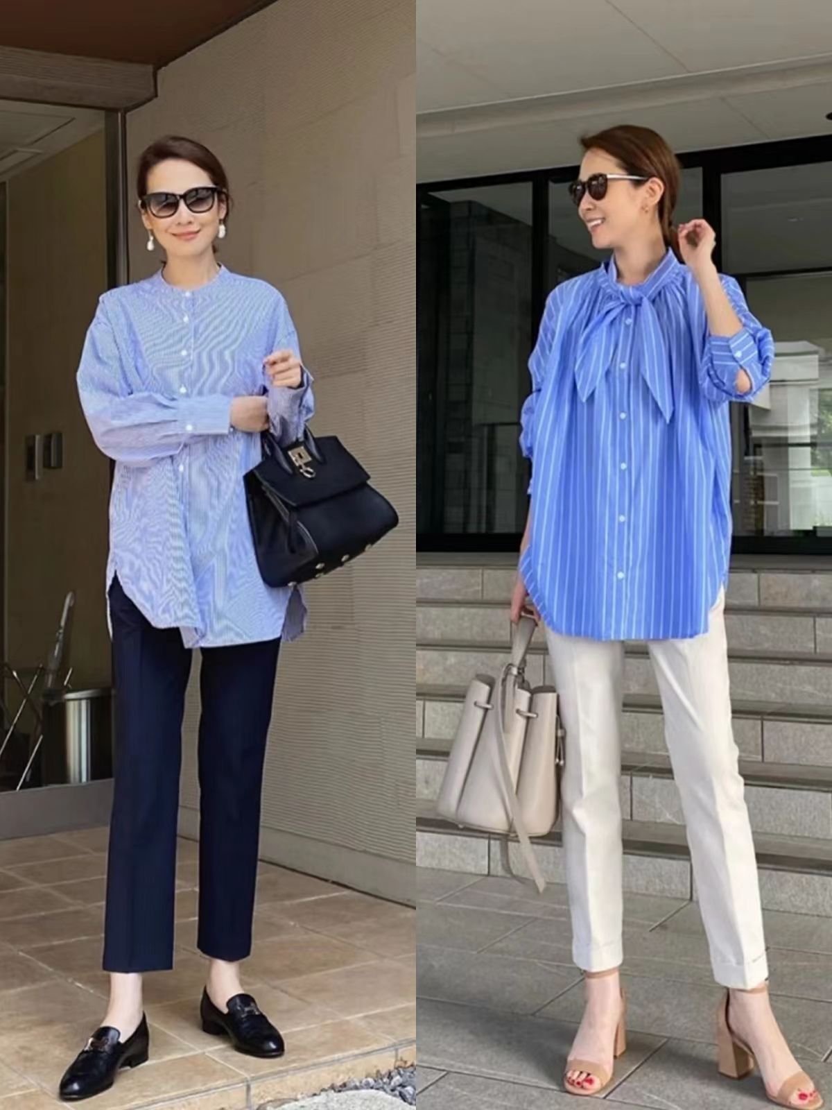 九分西裤和牛仔阔腿裤哪个显气质,烂大街的格子裤