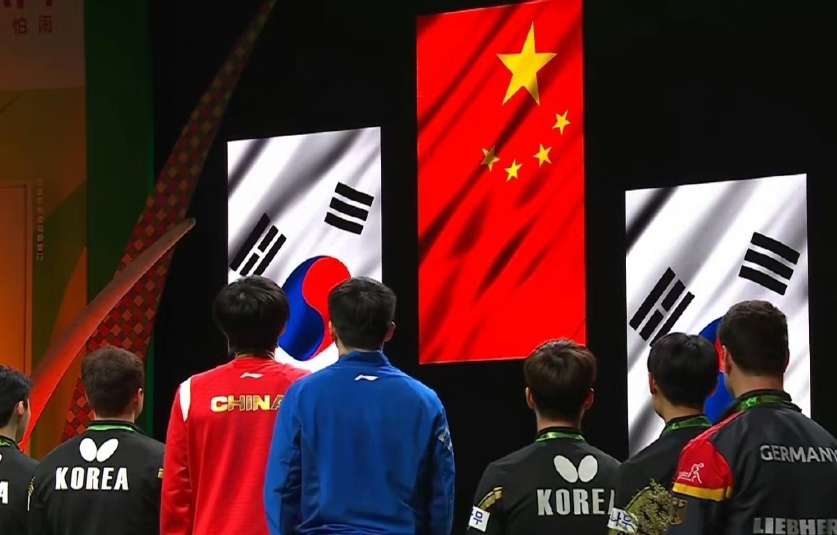 樊振东王楚钦胜韩国组合夺冠,樊振东王楚钦夺冠发布会