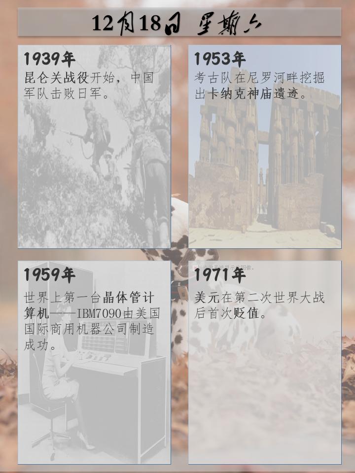 历史上的12月18日,历史上的今天1978年12月18日