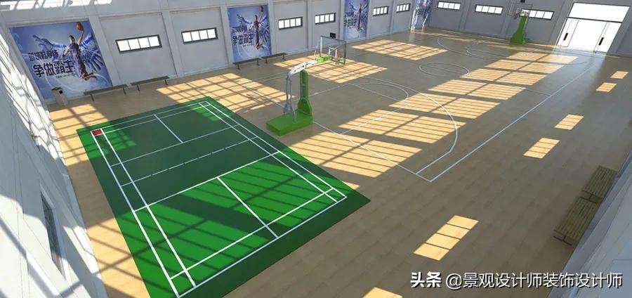 室内外篮球场设计案例效果图,室内篮球场设计视频