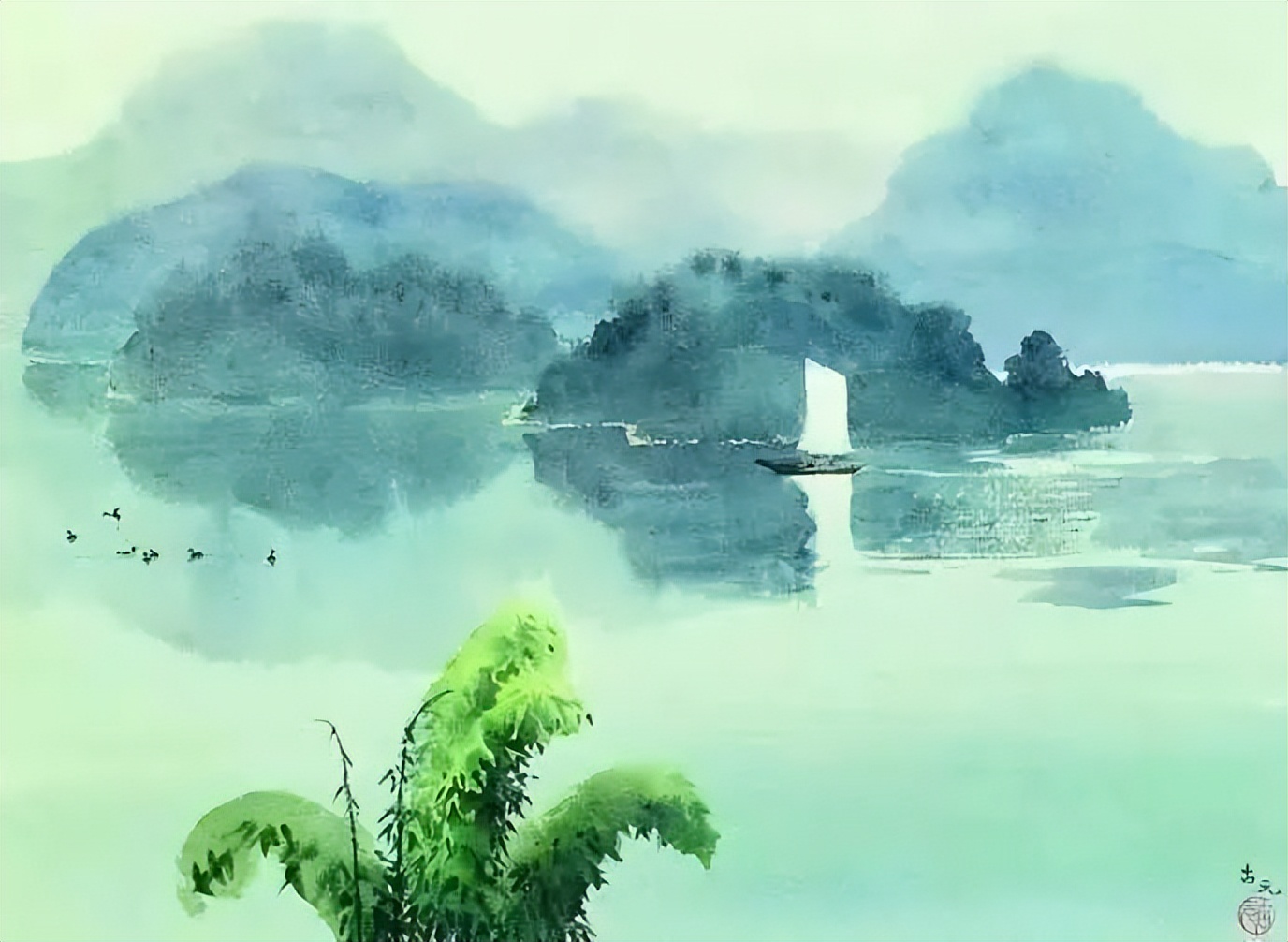 船子和尚拔棹歌,船子和尚拨棹歌的解释