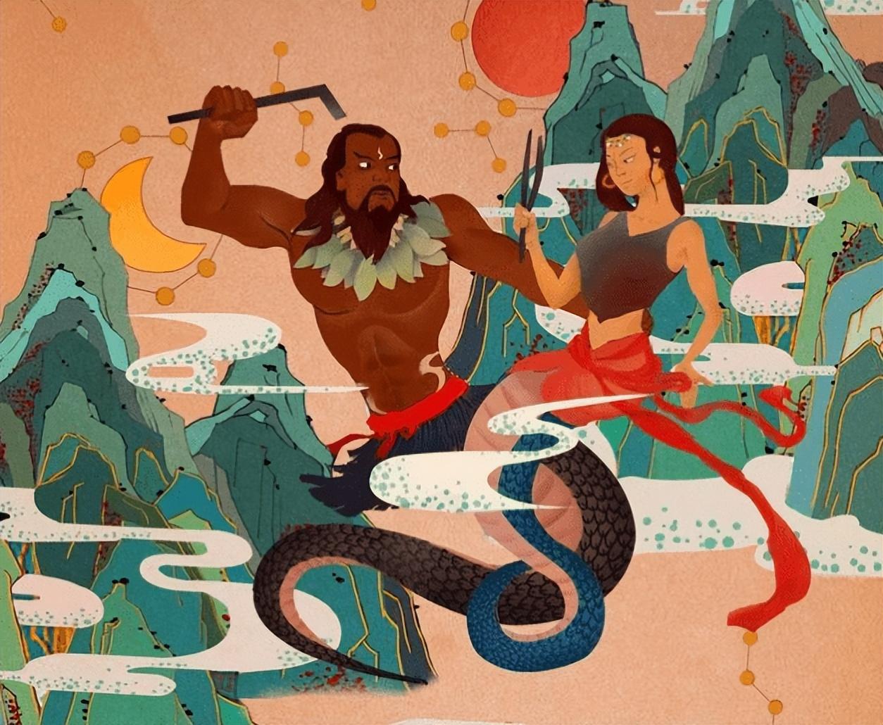 男子扫墓遇见大蛇熊猫头,男子扫墓时遇见鳄鱼蛇王