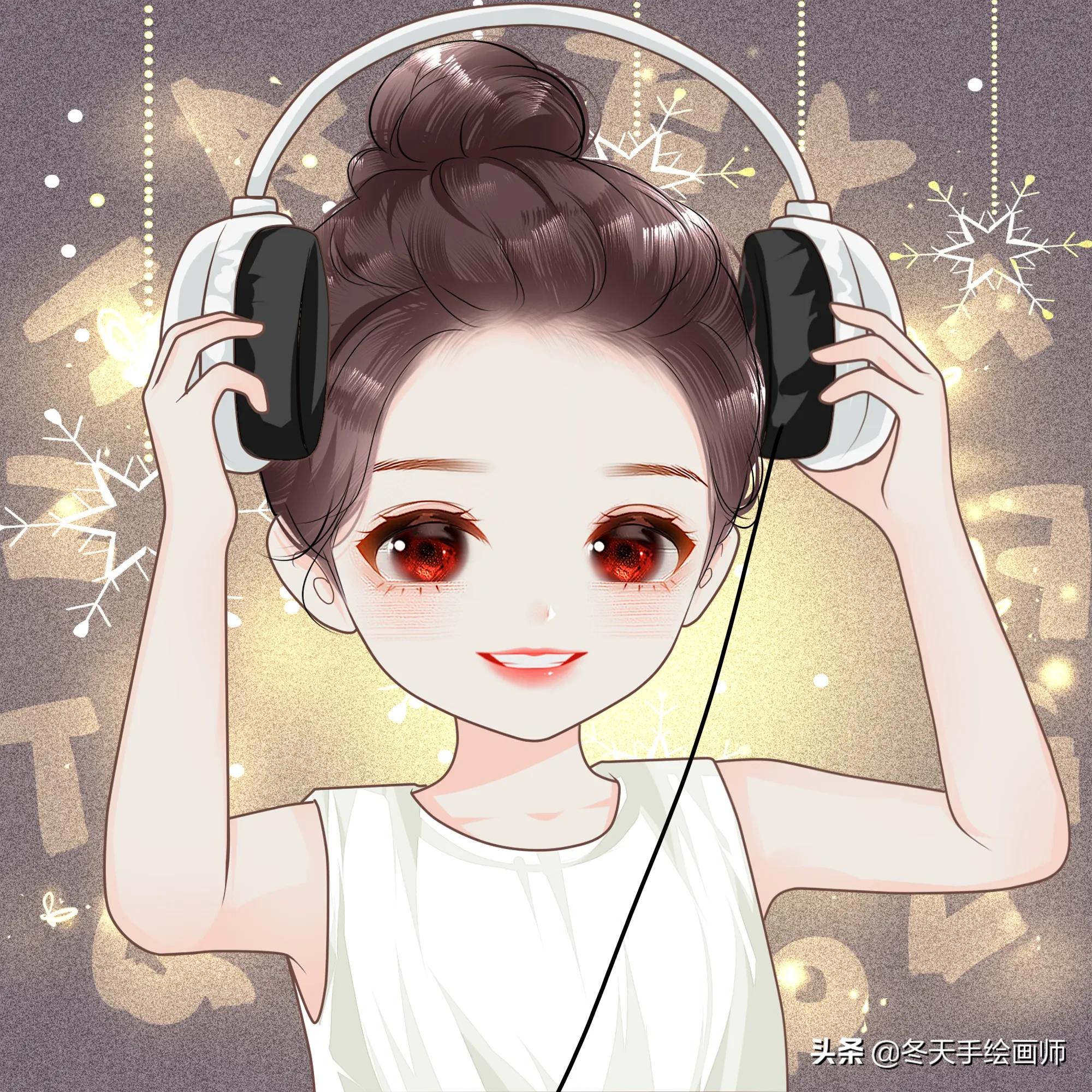 漫画宝石眼睛图片大全,卡通大眼睛手绘头像谁画谁萌系列