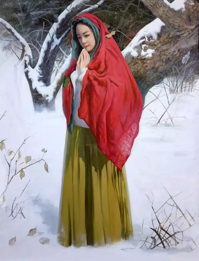 一个喜欢用上帝视角绘画女性人体美的画家，《心中的美好》舒展美