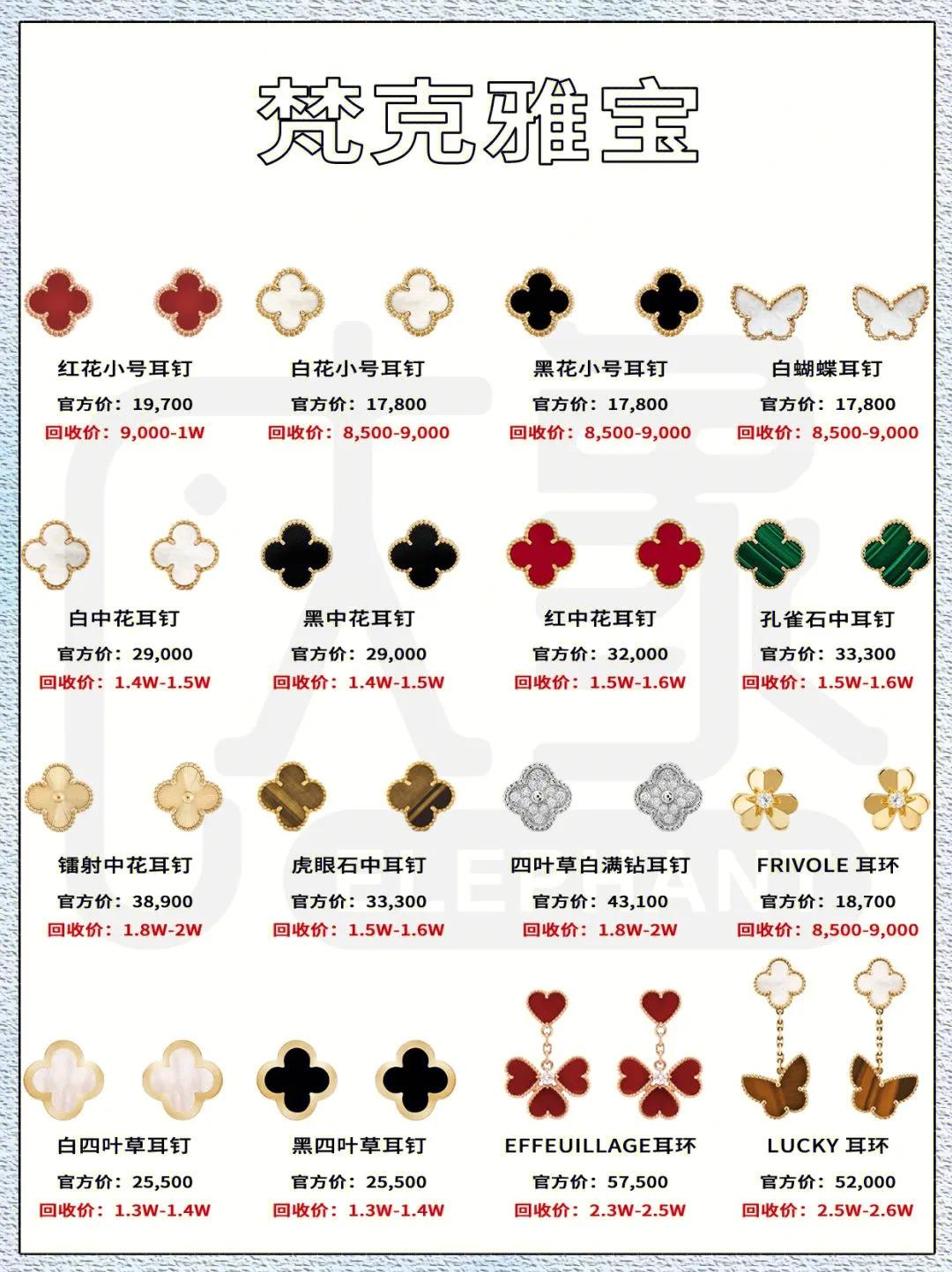 奢侈品珠宝前50排行,十大必买经典款耳饰奢侈品