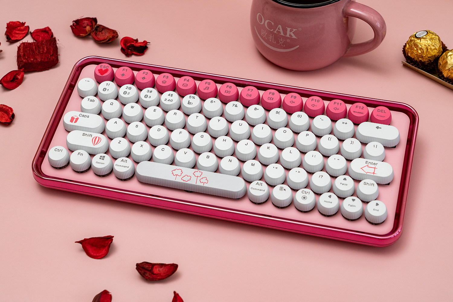 雷柏ralemopre5新春版机械键盘,雷柏ralemopre5圣诞定制版