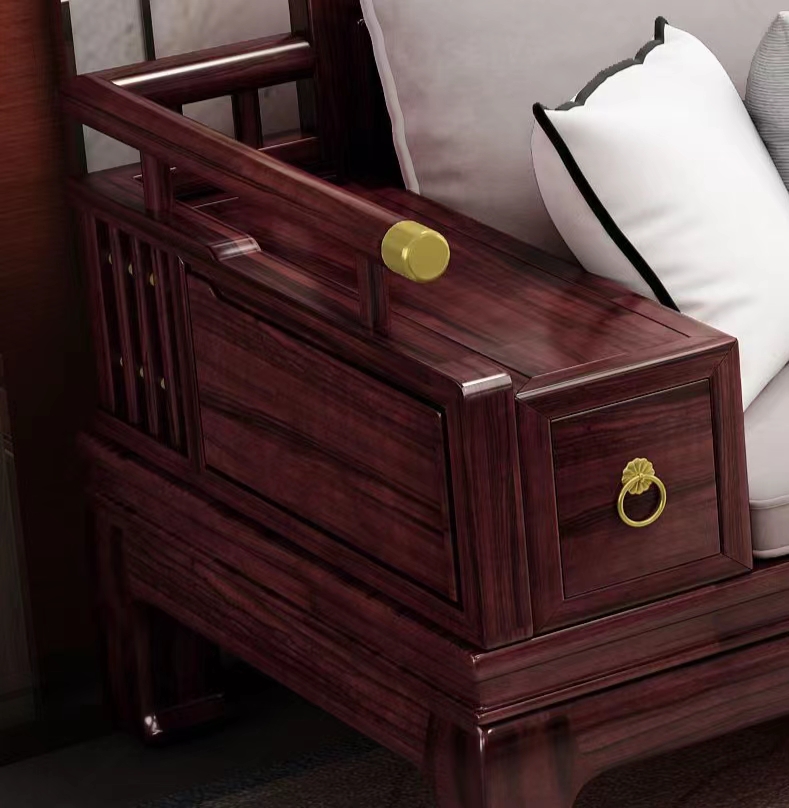 新中式红木家具大红酸枝,新中式红木家具小户型红酸枝