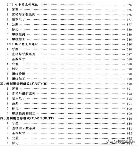公制螺纹标准对照表,英制螺纹与公制螺纹区别表