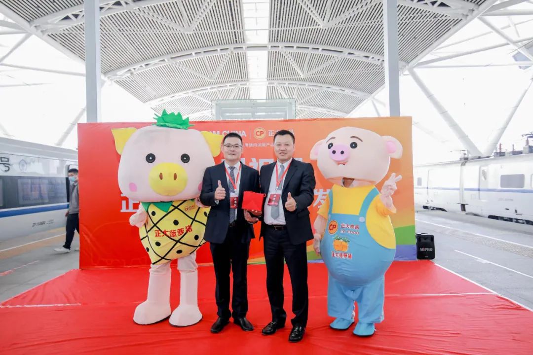 厉害了！正大集团冠名高铁从广州南站首发途径江门茂名，驶向湛江