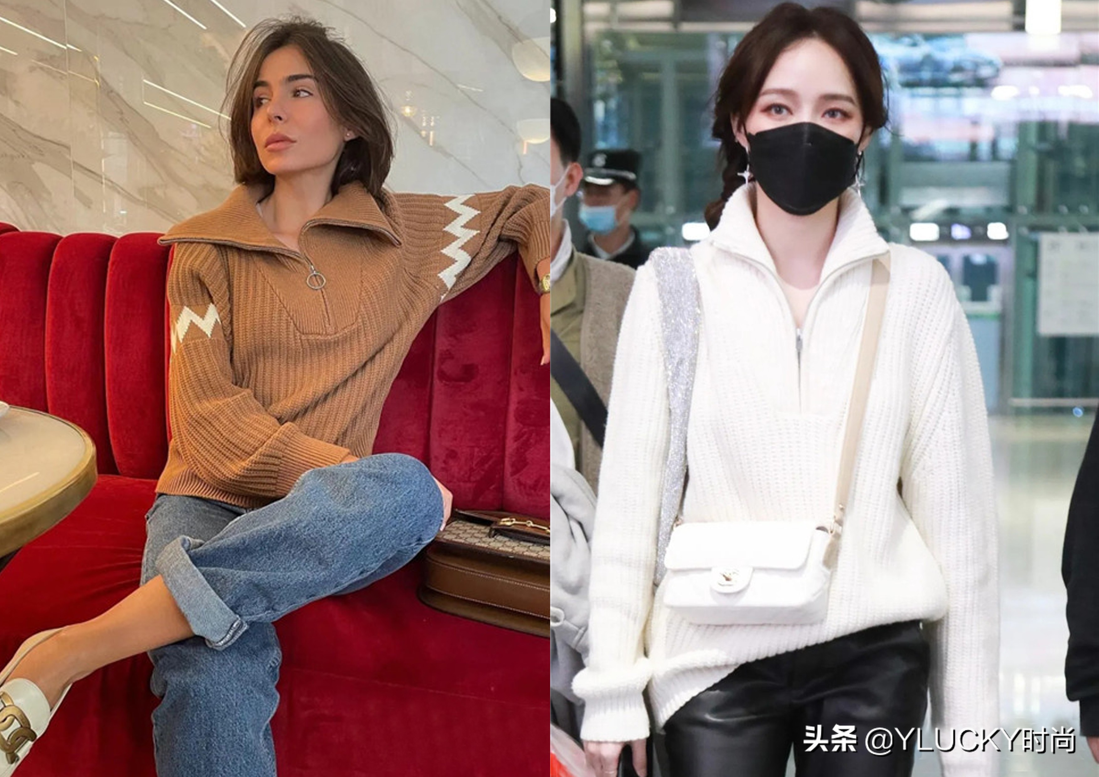 2020年春季针织开衫毛衣搭配,今年流行的毛衣款式和穿搭