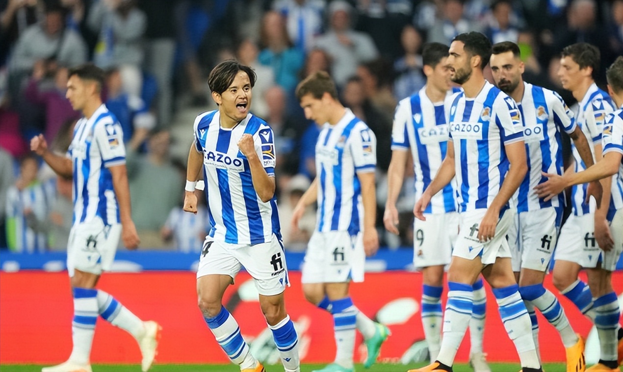 久保建英用维尼修斯的舞蹈庆祝进球广受好评