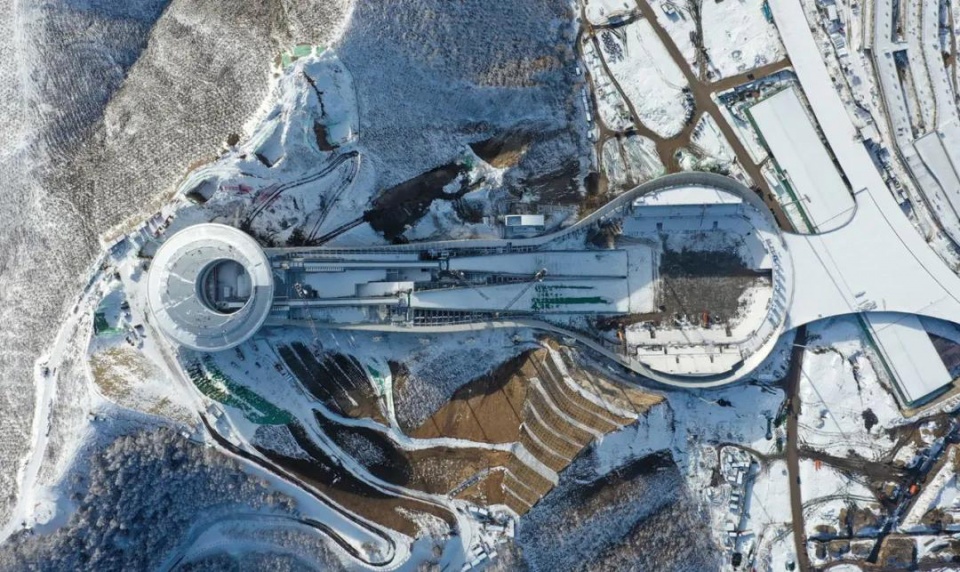 张家口跳台滑雪中心,张家口崇礼跳台进展情况