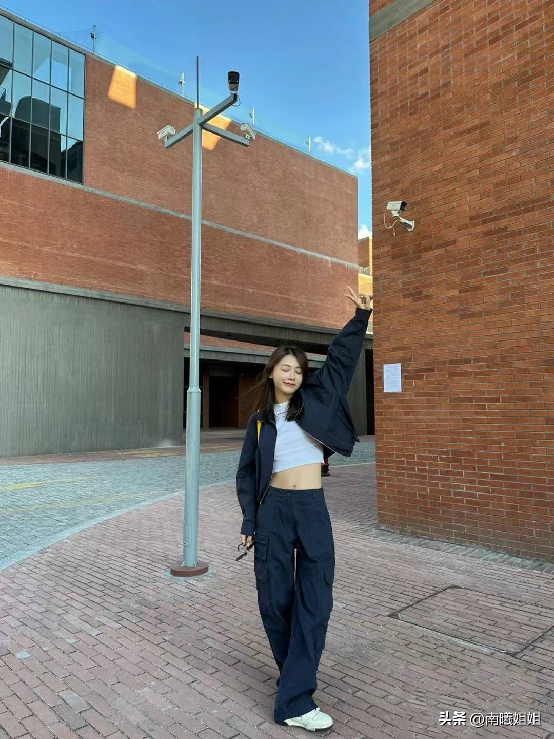 欧阳娜娜夏季工装裤,欧阳娜娜同款串标裤