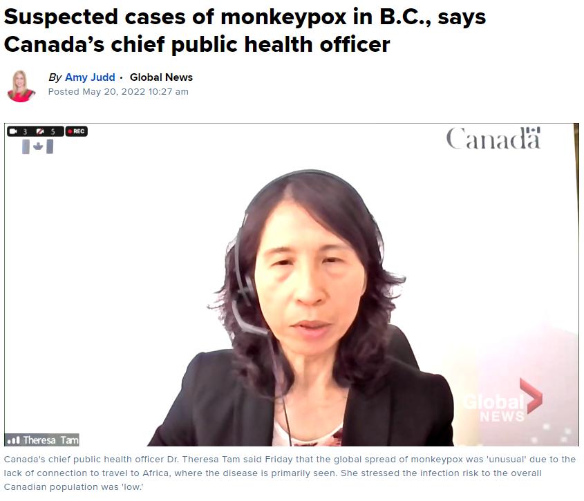 卑诗省有2例猴痘患者？省府回应来了脓肿溃烂目前无药可治