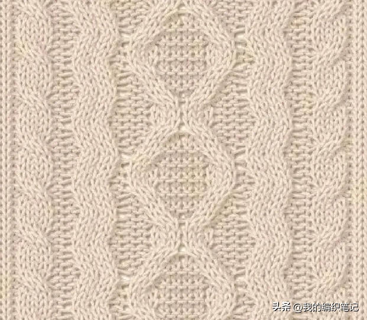 非常实用的棒针编织花样图解图片,编织棒针花样全教程