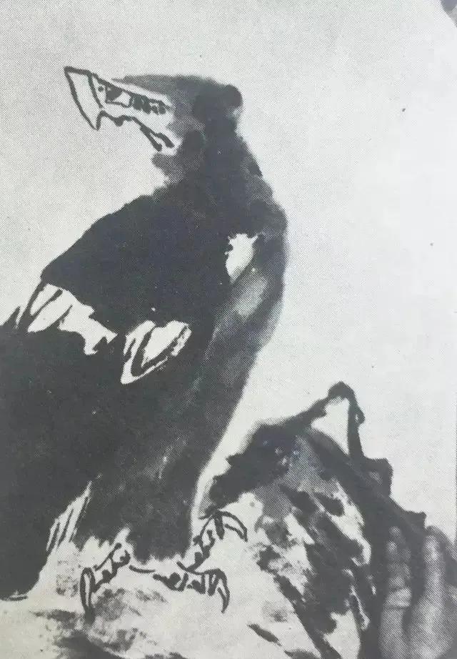 国画大师李苦禅一步一步教你画“四绝神鹰”，经典好学