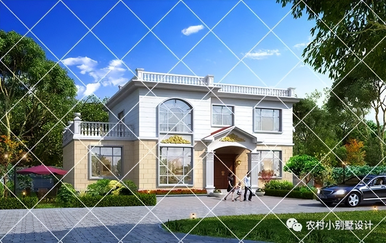 农村自建别墅带柴火灶设计,农村带堂屋柴火灶三层别墅实拍图