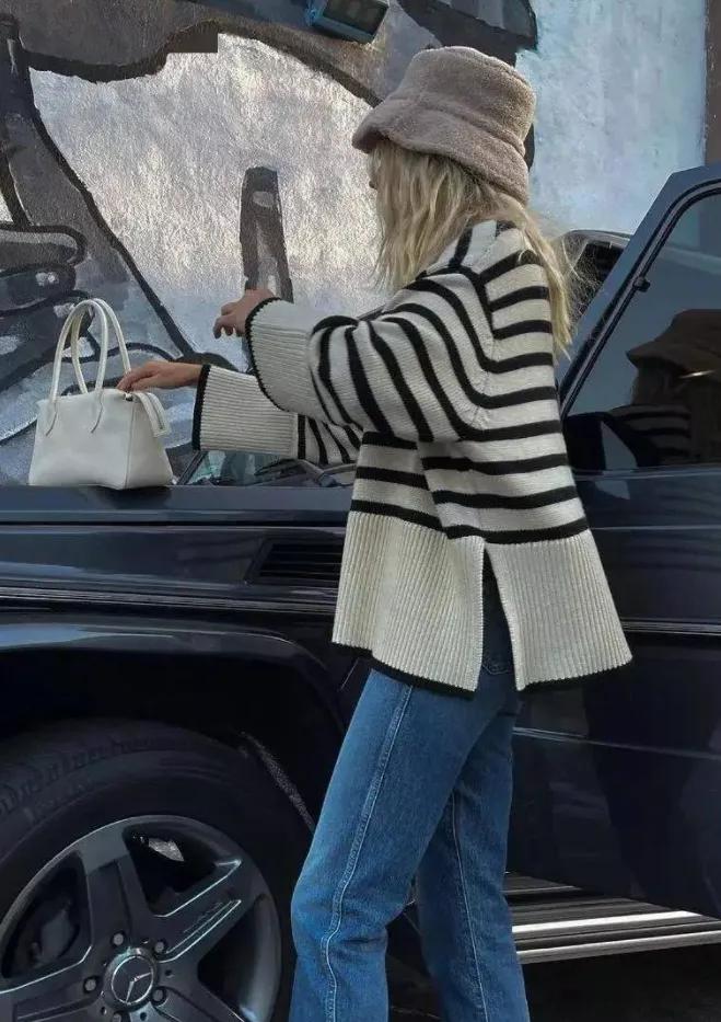 2018年最时髦的毛衣款式,2019年流行穿什么款式的毛衣