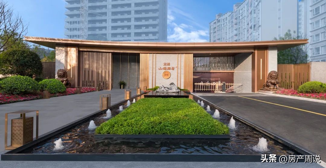 高档小区大门入口图片欣赏,高档小区大门入口门楼图