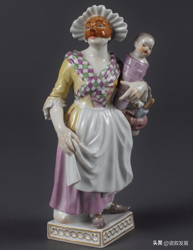 带着“烟火气”的德国梅森Meissen御窑人物瓷塑之小丑角色造型