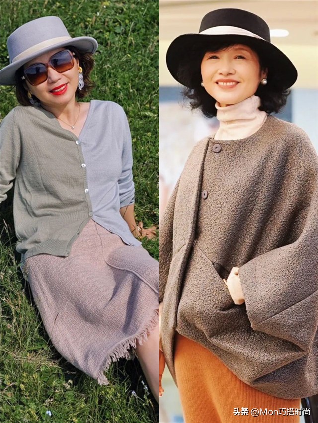 适合中年女性的时尚帽子,遮肉显脸小帽子