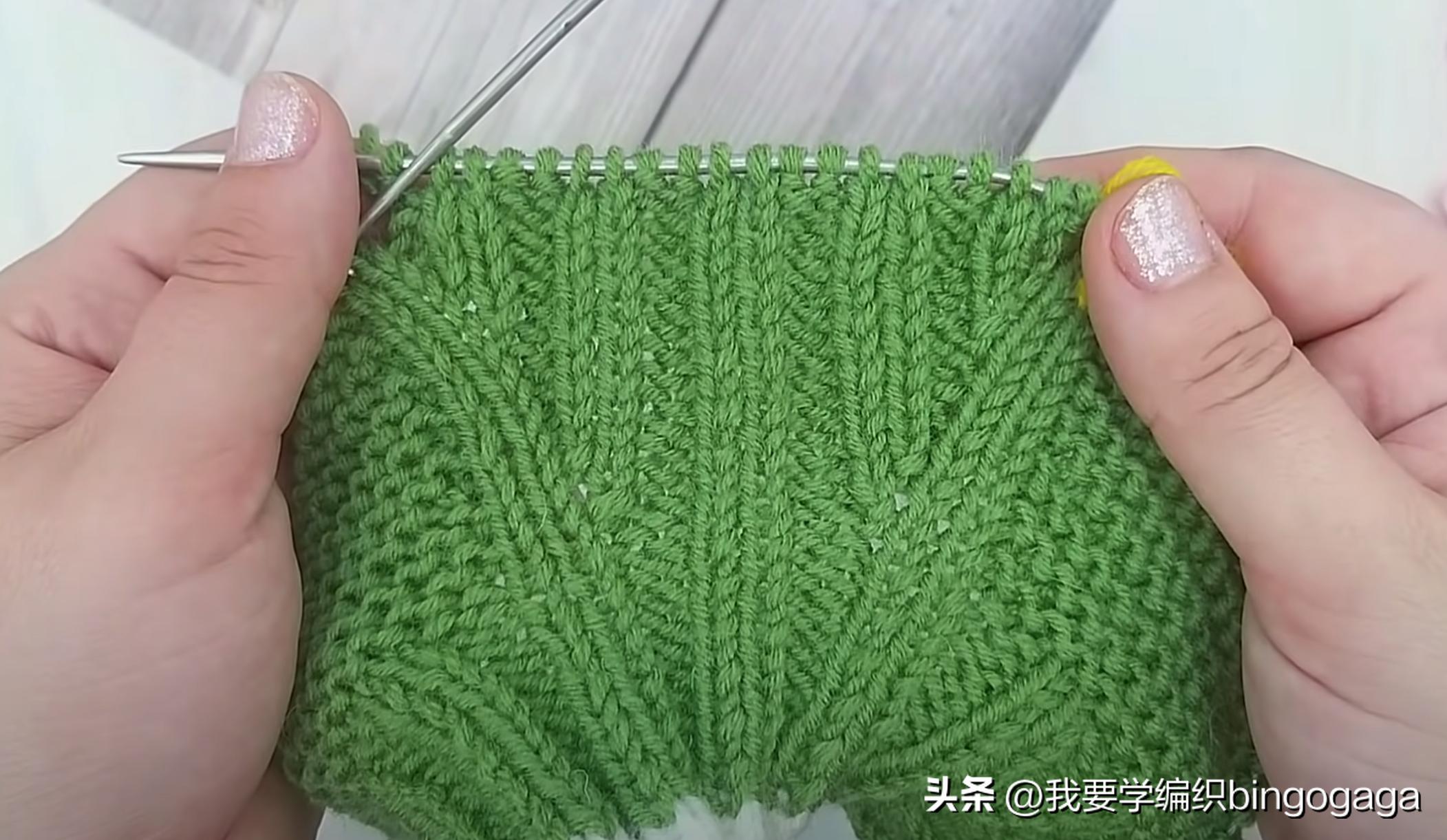 一片式毛线袜的织法,一片式织袜子