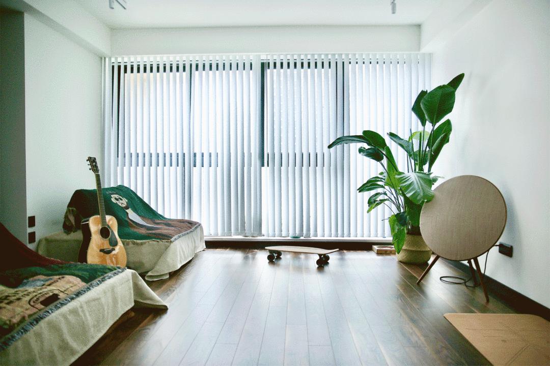 独居75㎡，大落地窗+电影院客厅，狠狠羡慕了