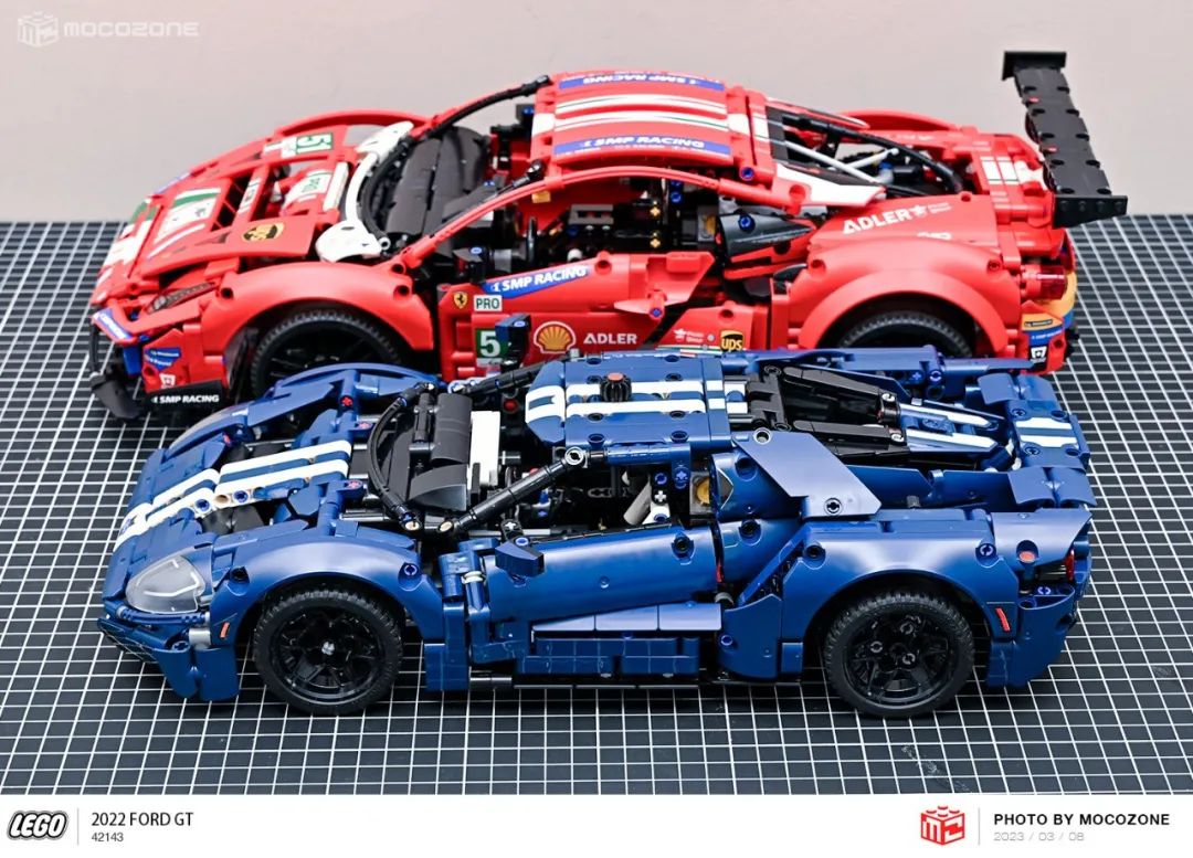 乐高积木福特gt跑车,福特gt2022