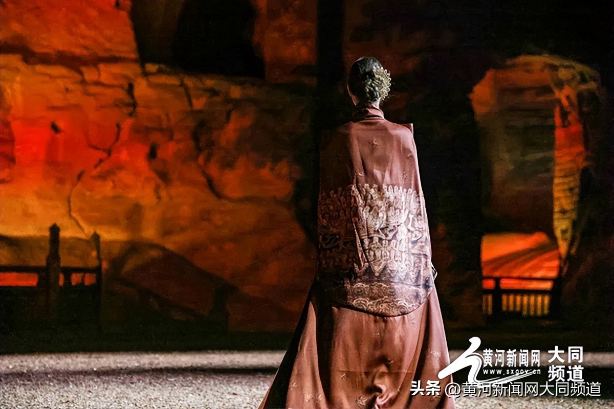 参观云冈石窟景区,云冈石窟景区视频