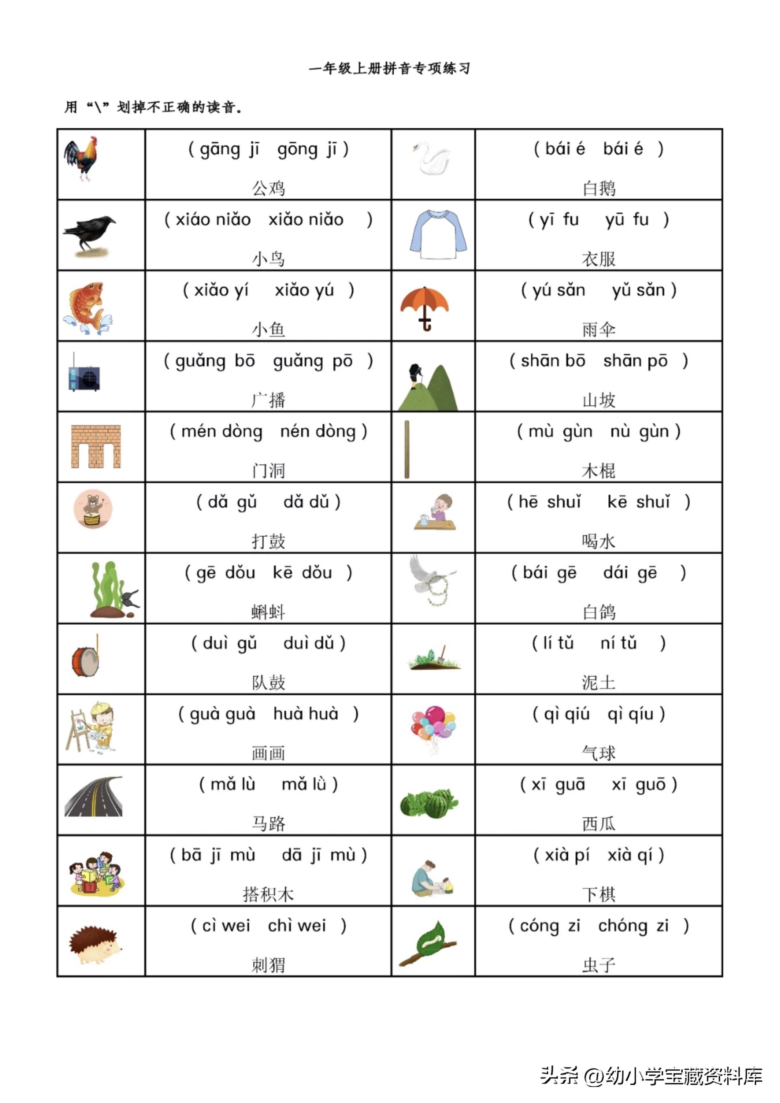 一年级拼音前鼻音和后鼻音练习,小学语文一年级拼音前鼻音后鼻音