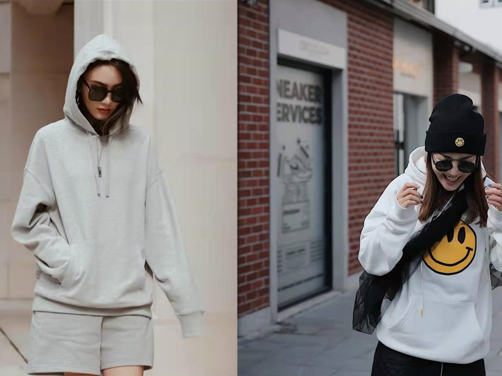 又大又宽松的卫衣怎么穿好看,好看的卫衣穿搭显高显瘦