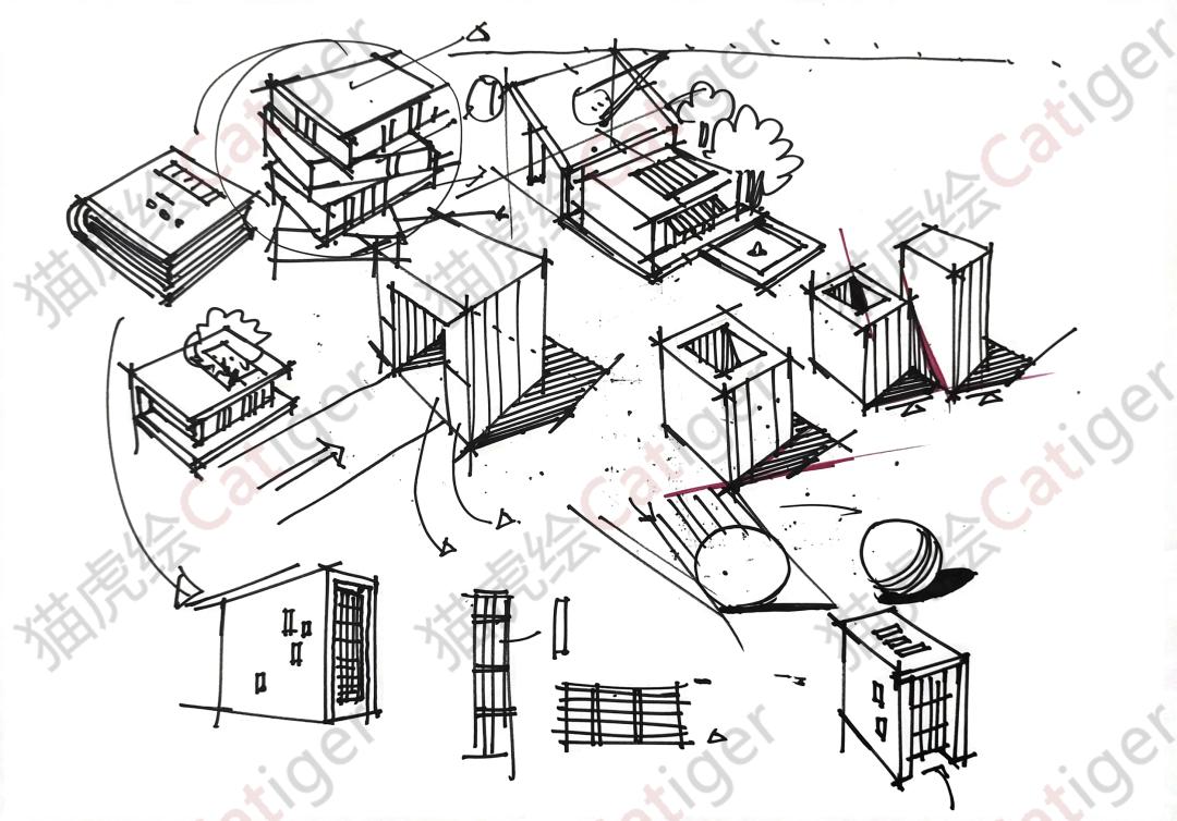 猫虎画,猫虎绘画