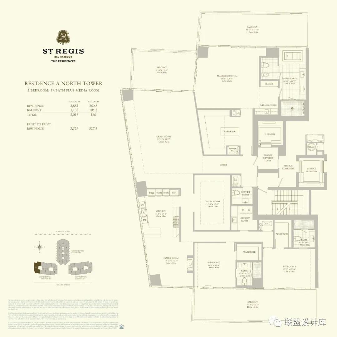 国外设计平面方案,顶级大师平面布局