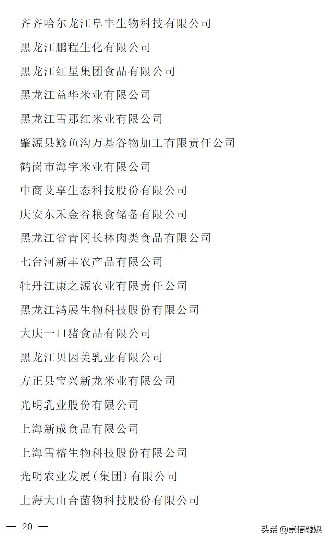 2023年农业产业化龙头企业名单,农业产业化国家重点龙头企业