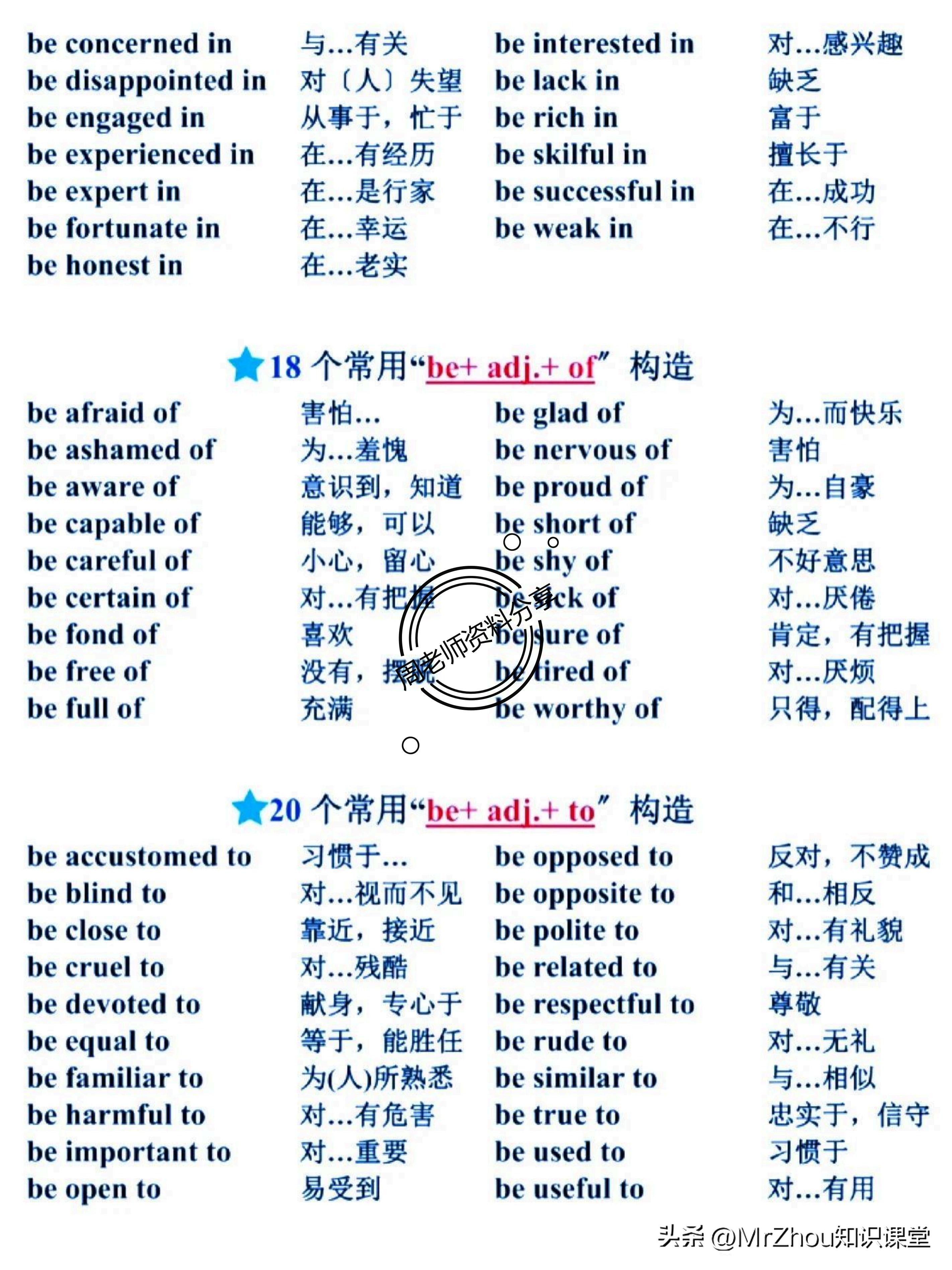 初中英语完形必背句型,初中英语必背短语大全人教版