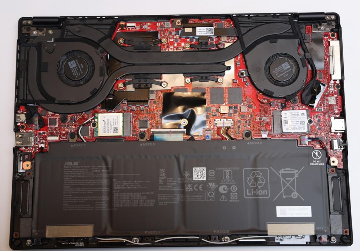 rog2024款幻13笔记本曝光,rog轻薄本幻13拆机