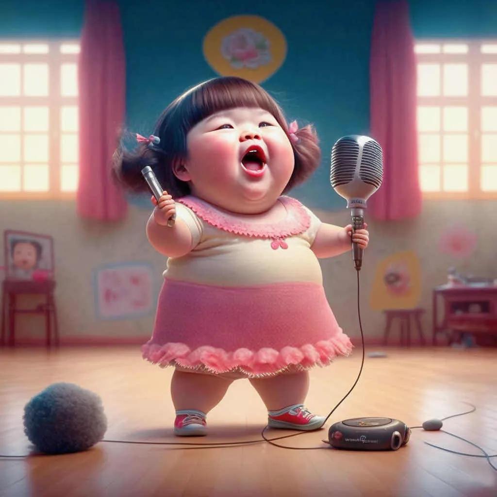 生气又可爱的小胖妞头像真人,小胖妞微信头像卡通