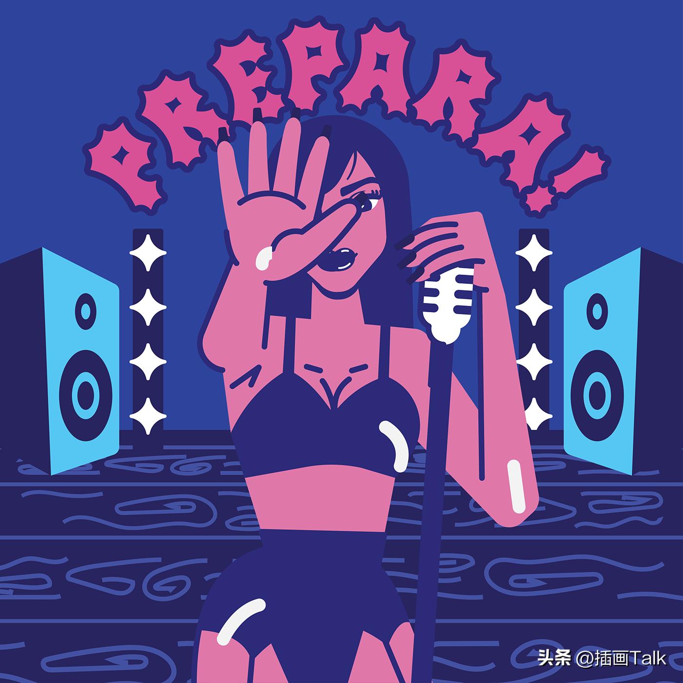 意大利插画师marina视频,插画师marissagarner绘画作品