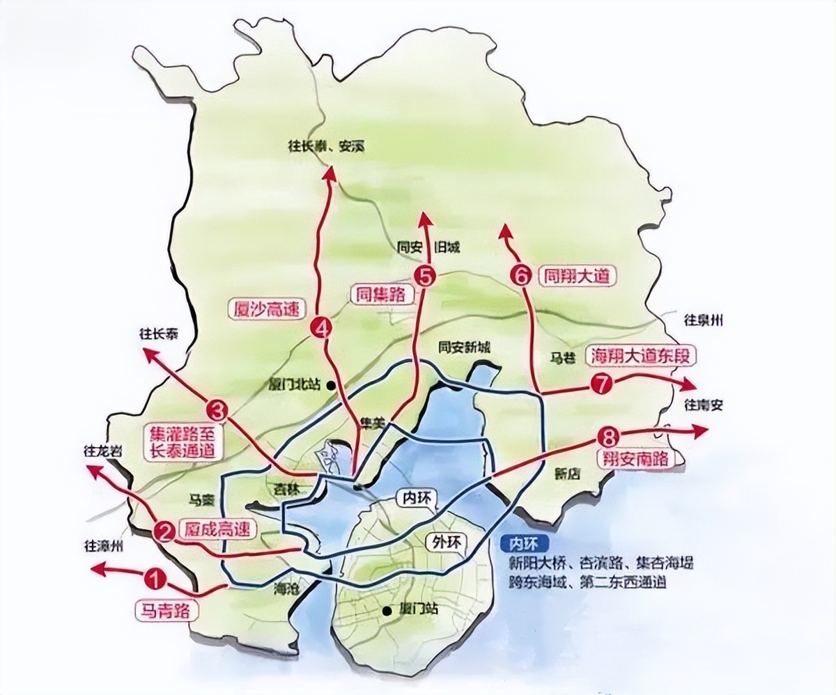 厦门第二东通道翔安,厦门第三东通道在翔安哪里