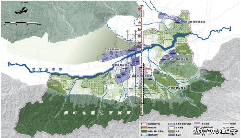 2022-2035西安国土空间规划,西安国土规划2020-2035主城区范围