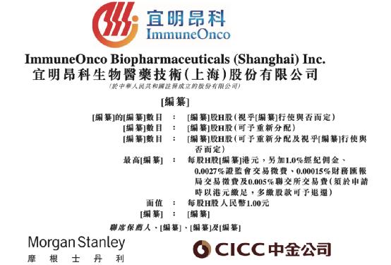 肿瘤免疫疗法生物技术公司「宜明昂科」递表，研发占比68.84%