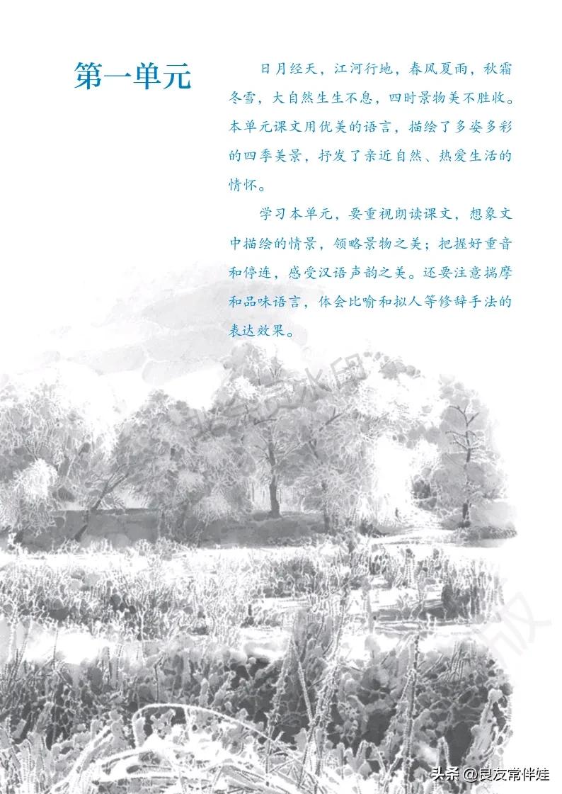 七年级语文课本电子完整版,七年级上册语文教材基础知识手册